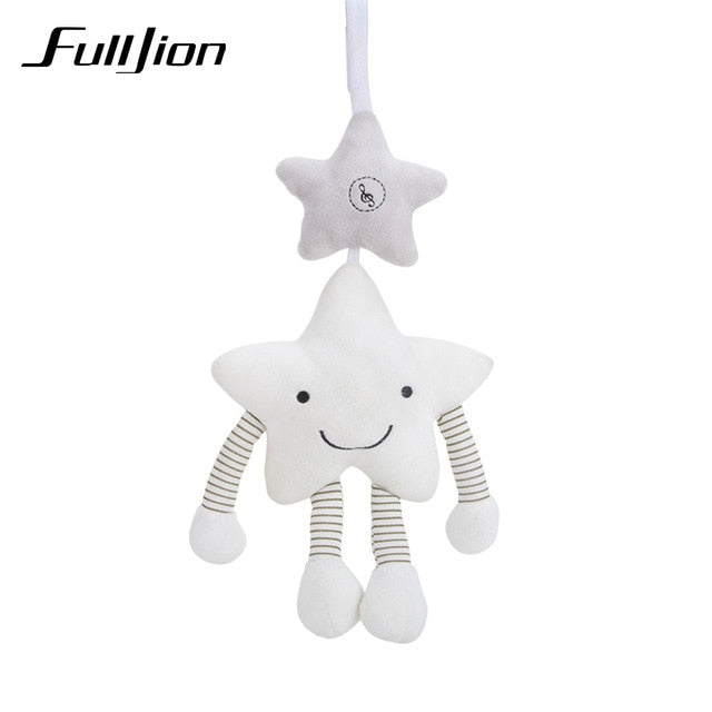 Fulljion Baby Rattles Mobiles Educational Toys For Children Teether Toddlers Bed Bell Baby Playing Kids Stroller Hanging Dolls