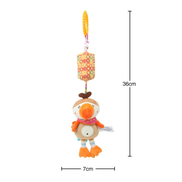 Fulljion Baby Rattles Mobiles Educational Toys For Children Teether Toddlers Bed Bell Baby Playing Kids Stroller Hanging Dolls